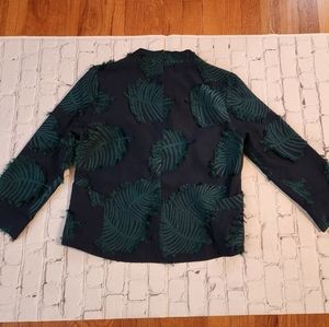 COPY - Hilton Hollis boho tropical leaf designer top S